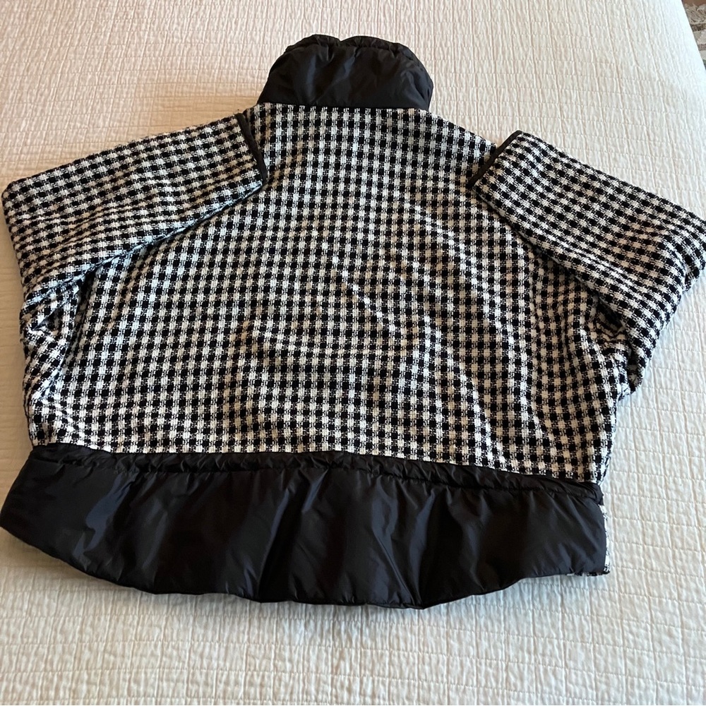 EUC Zara black/white check oversized jacket - Picture 2 of 10